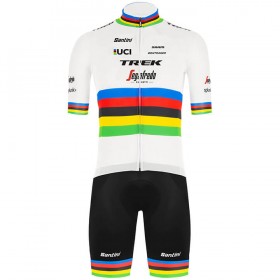 Tenue Cycliste et Cuissard à Bretelles 2020 Trek-Segafredo UCI World Champion N001